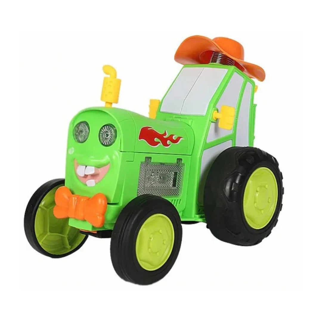 Cartoon Style Toy Tractor - Funny Farm Vehicle
