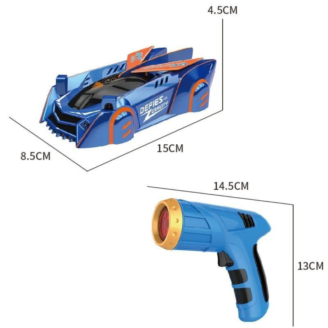 Remote Control Wall Climbing Car with Laser Control