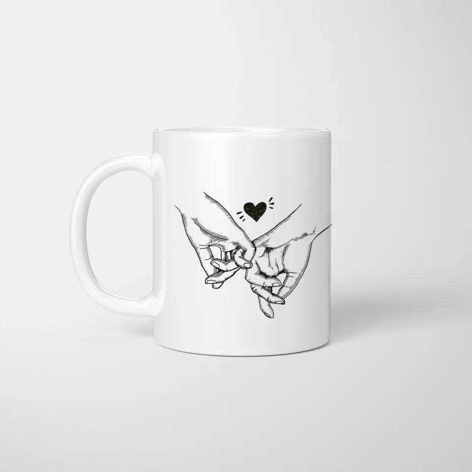 Best horse girls - personalized mug (1-3 friends)