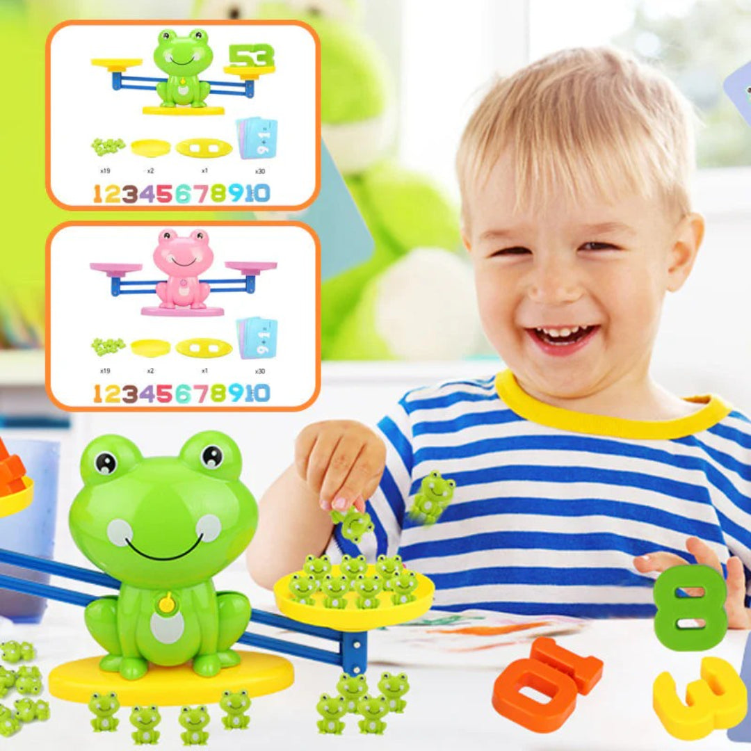 Zählender Froschspielzeug: Lustiges Lernwerkzeug für Zahlen und mathematische Fähigkeiten