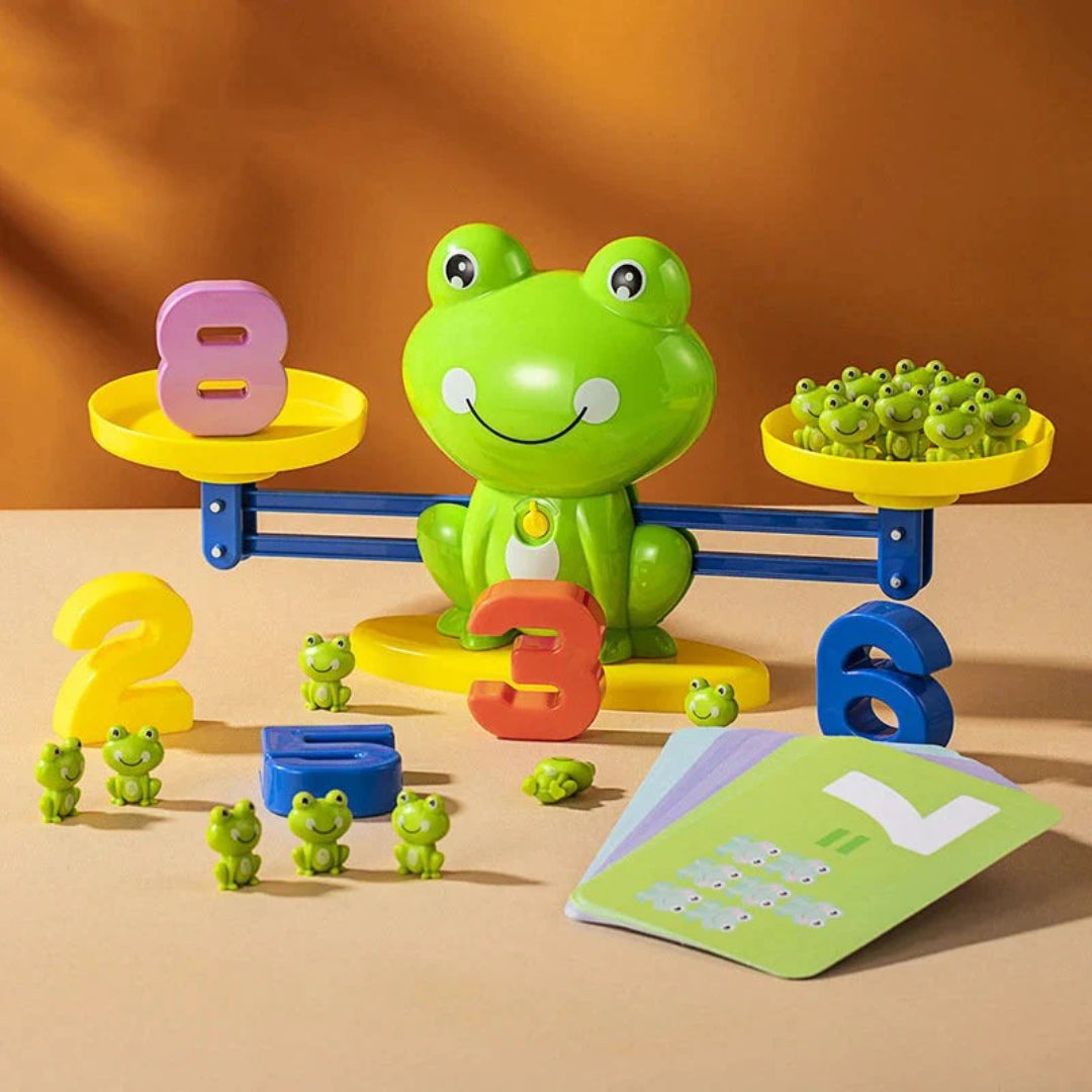 Zählender Froschspielzeug: Lustiges Lernwerkzeug für Zahlen und mathematische Fähigkeiten