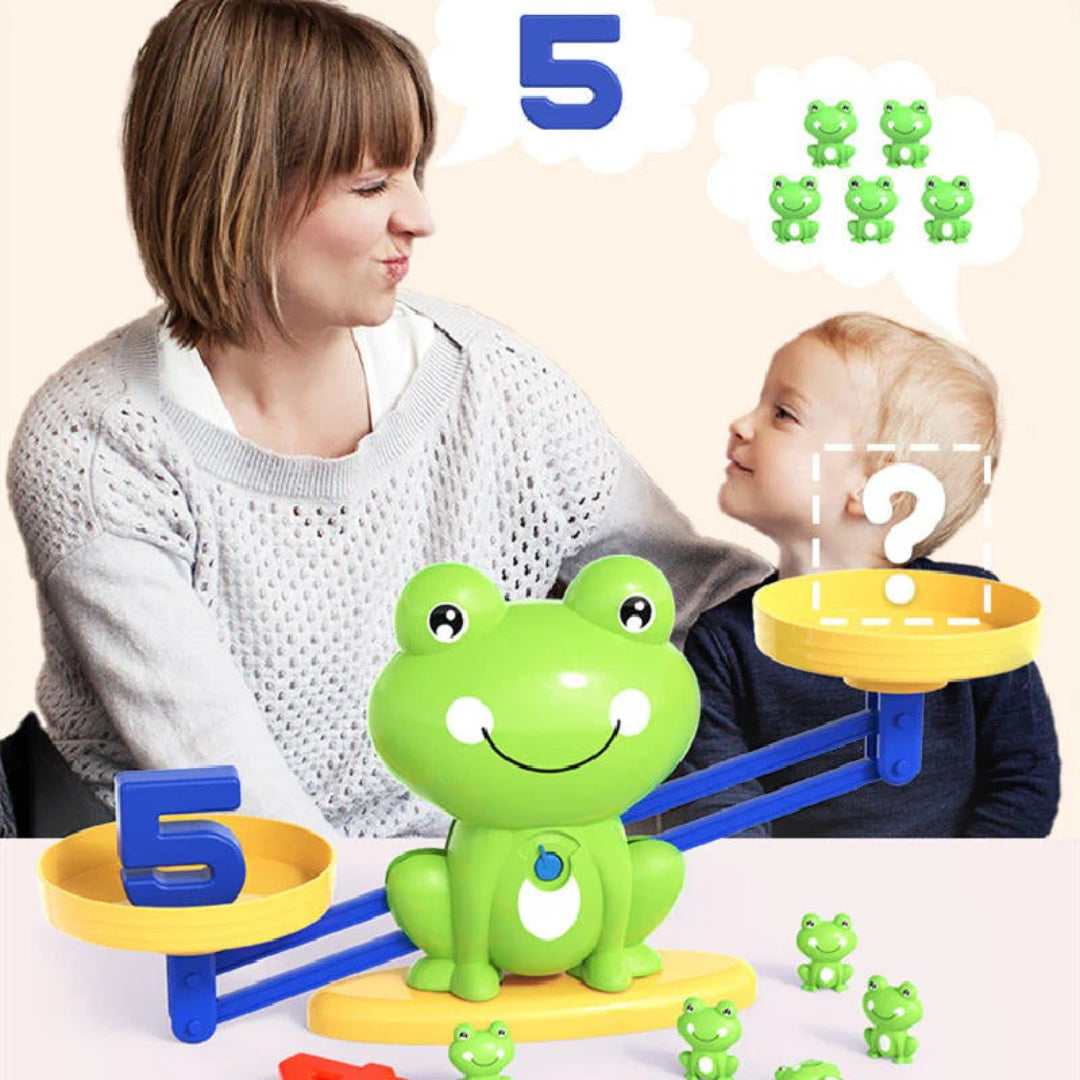 Zählender Froschspielzeug: Lustiges Lernwerkzeug für Zahlen und mathematische Fähigkeiten
