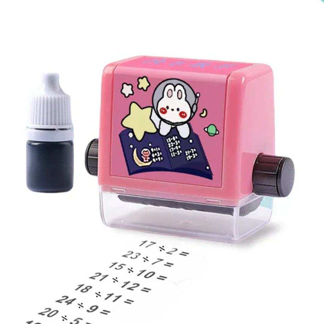 Math Stamp Set: Practice Addition, Subtraction, Multiplication, and Division