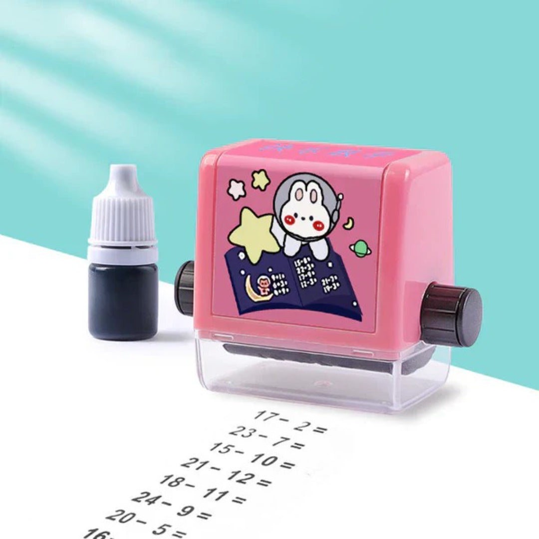 Math Stamp Set: Practice Addition, Subtraction, Multiplication, and Division