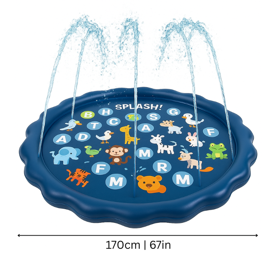 Inflatable Water Play Mat for Sensory Tummy Time Fun