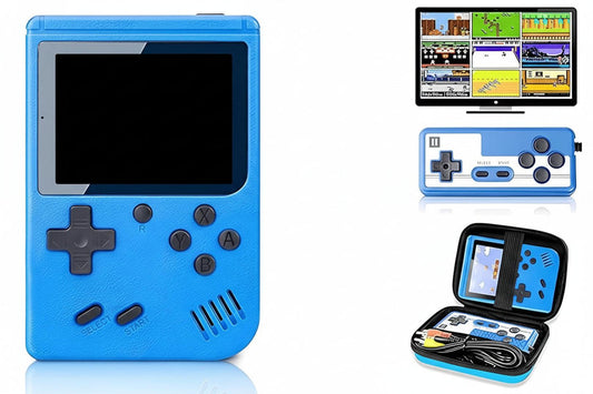 Compact Retro Gaming Console with 400 Classic Games