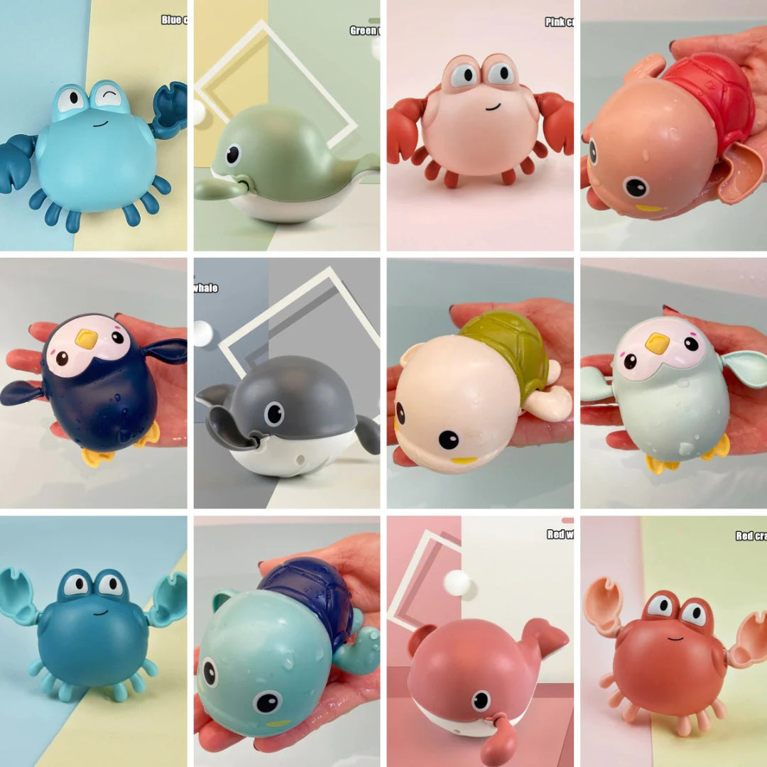 Floating Sea Animal Bath Toy Set