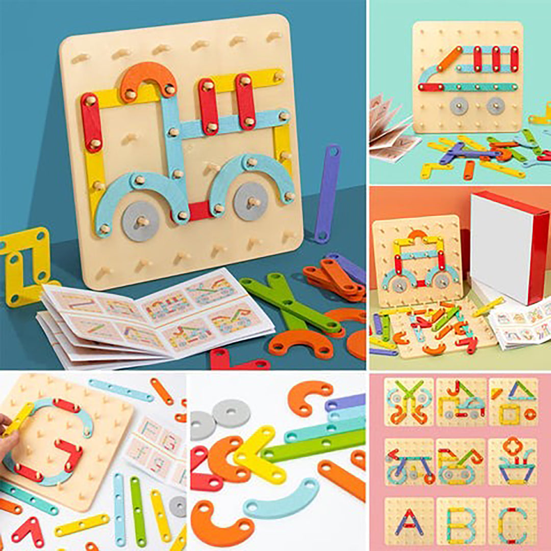 Montessori Puzzle Board - Inspiring Creative Play and Thinking for Children