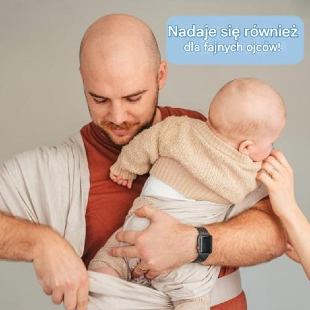 Ergonomisch gestalteter Baby-Tragewickel