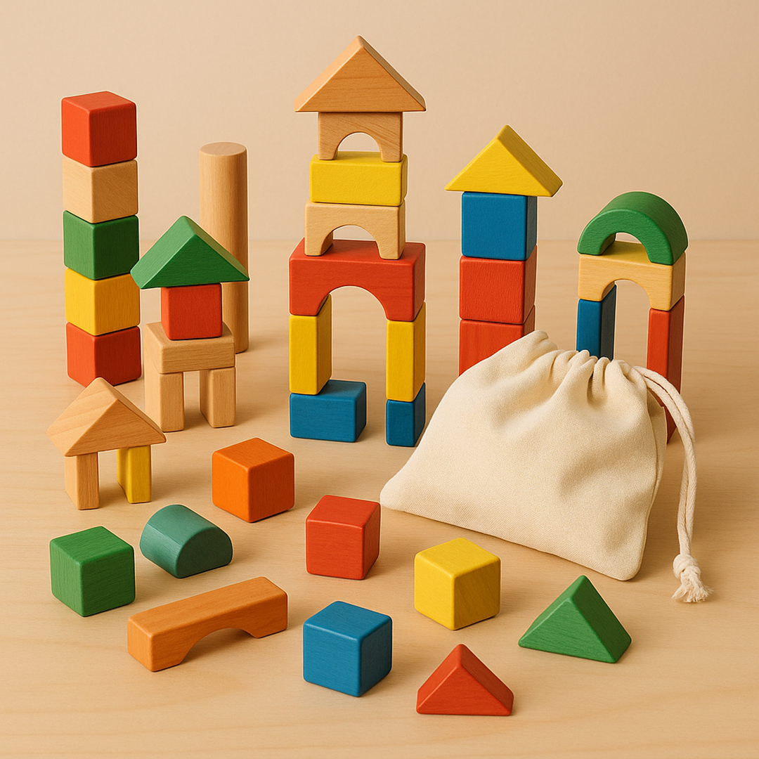 Kreative Bausteine für Kinder – Holzkonstruktionsset