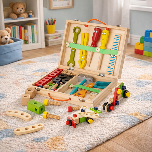 Wooden Children's Tool Set – Creative Play and Essential Learning Tools