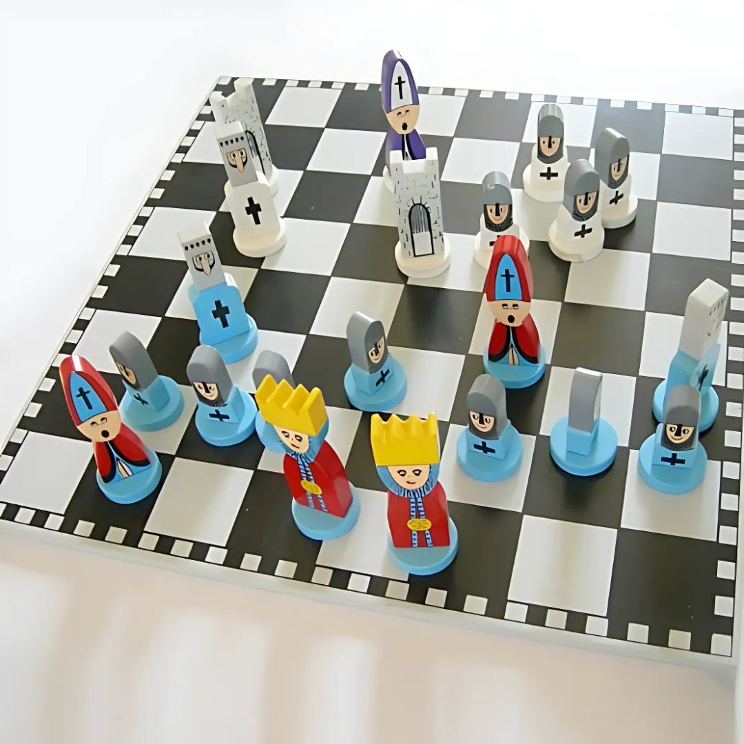 Wooden Chess Set for Children – A Fun Game to Promote Strategic Thinking Skills
