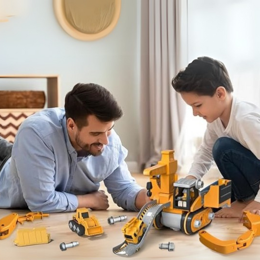 Bau-Spielzeugset für Kinder – Lkw und Bagger