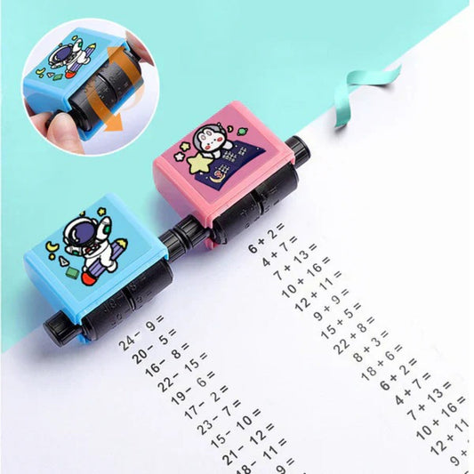 Math Stamp Set: Practice Addition, Subtraction, Multiplication, and Division