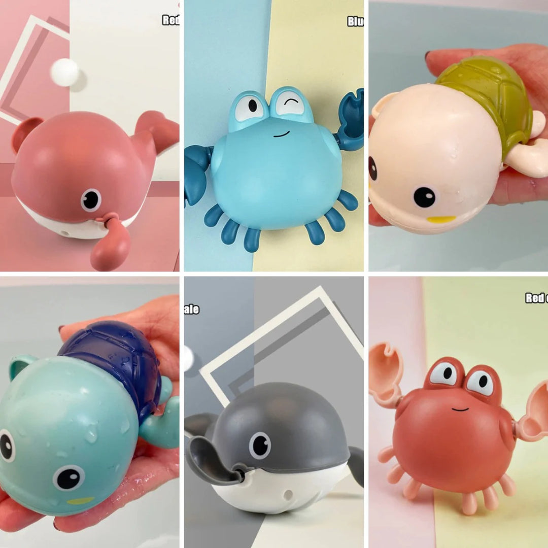 Floating Sea Animal Bath Toy Set