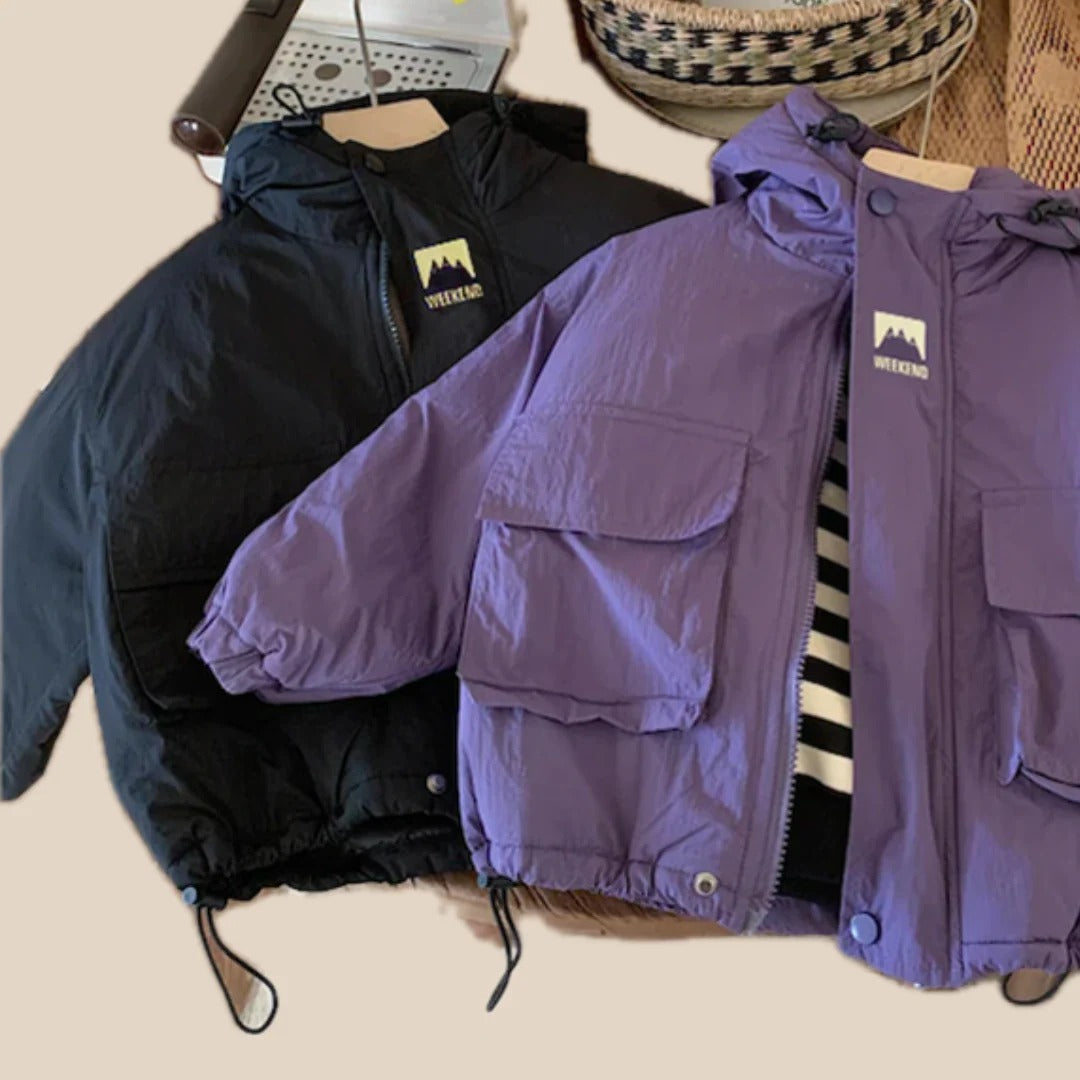 Unisex Polyester Hooded Windbreaker