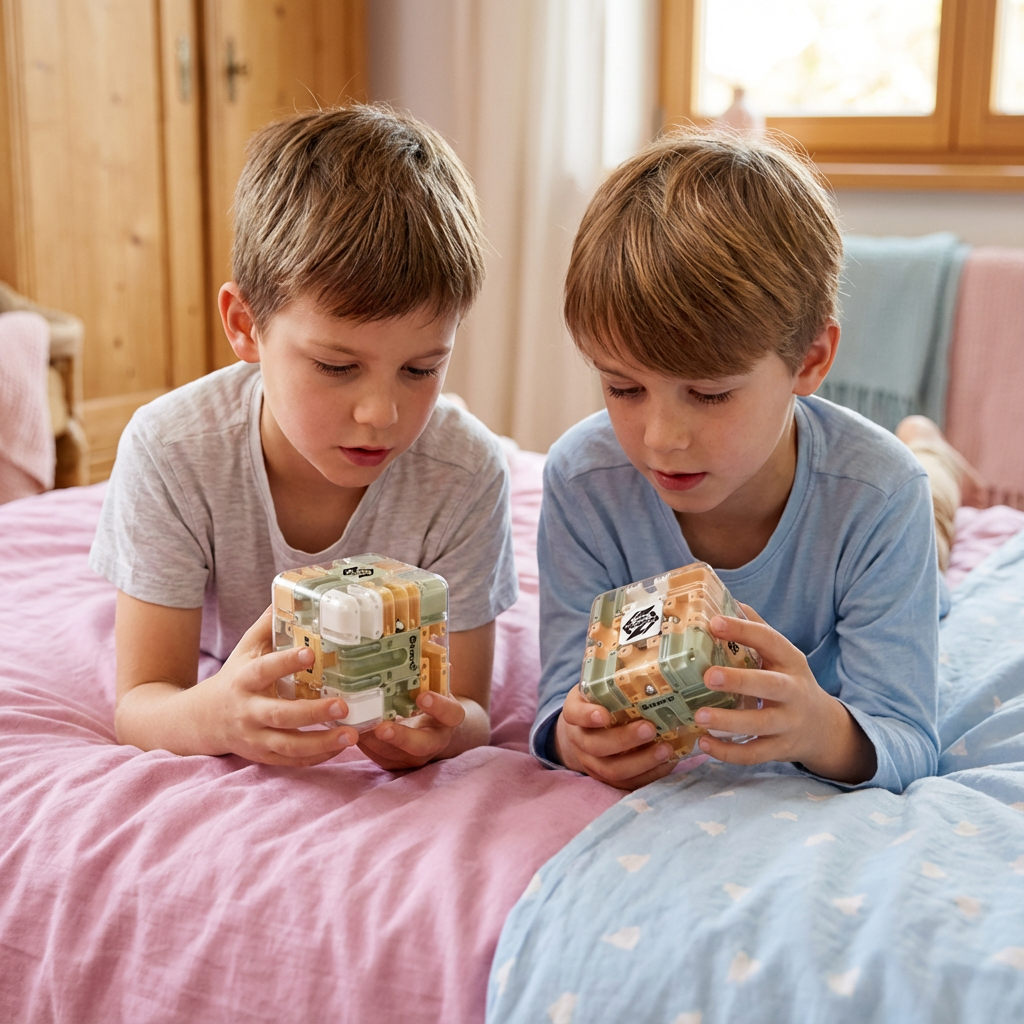 3D Labyrinth Puzzle Cube | Unique Pathways for Enhanced Spatial Thinking | Engaging Brain Teaser for All Ages 0