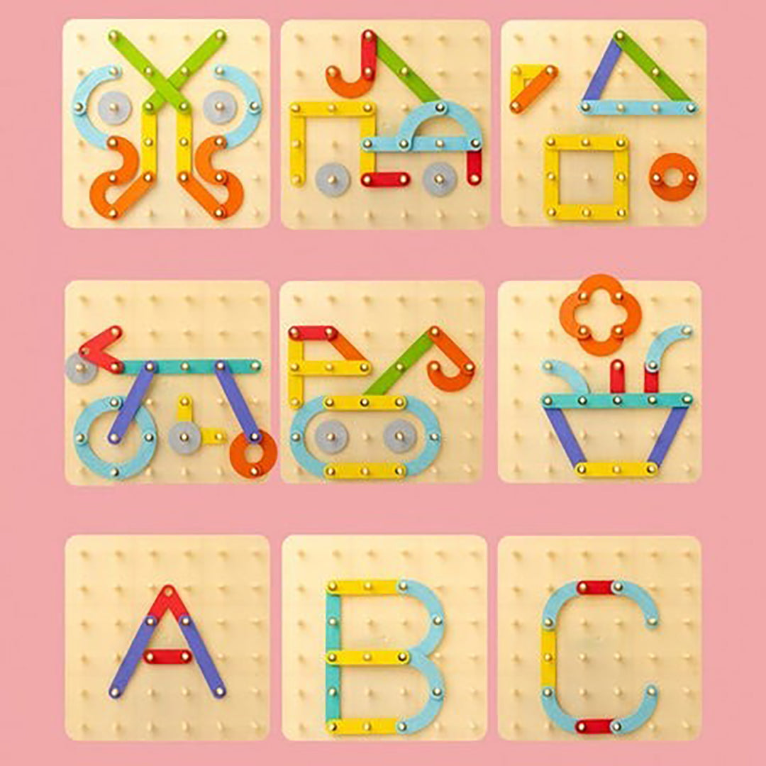 Montessori Puzzle Board - Inspiring Creative Play and Thinking for Children