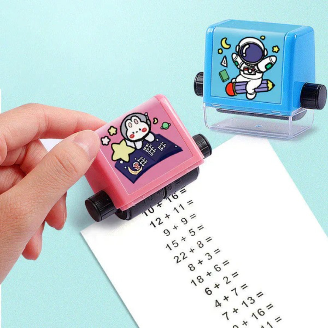 Math Stamp Set: Practice Addition, Subtraction, Multiplication, and Division