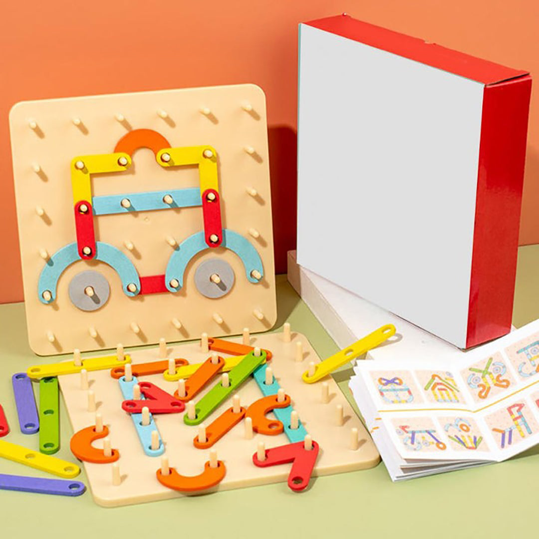 Montessori Puzzle Board - Inspiring Creative Play and Thinking for Children