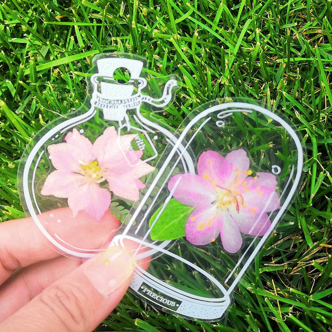 DIY Pressed Flower Bookmark Kit - 30-Piece Collection