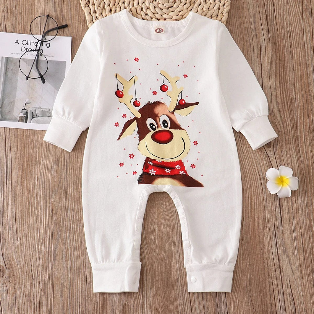 Rentier-Themen Familien-Weihnachtsoutfit Set