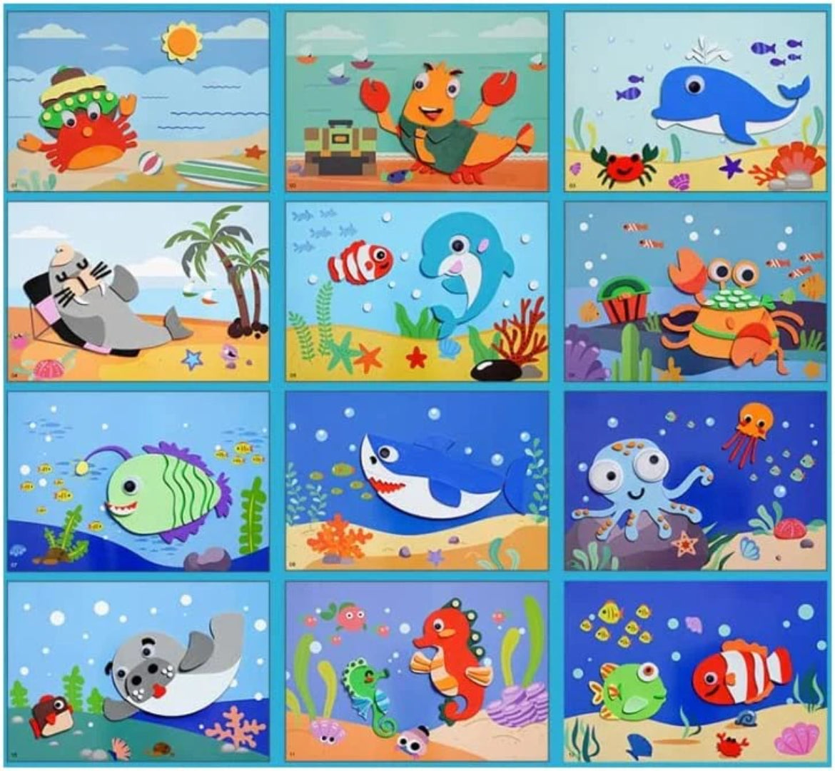 DIY 3D Schaumstoff-Puzzle-Set - Kreatives Bastelset