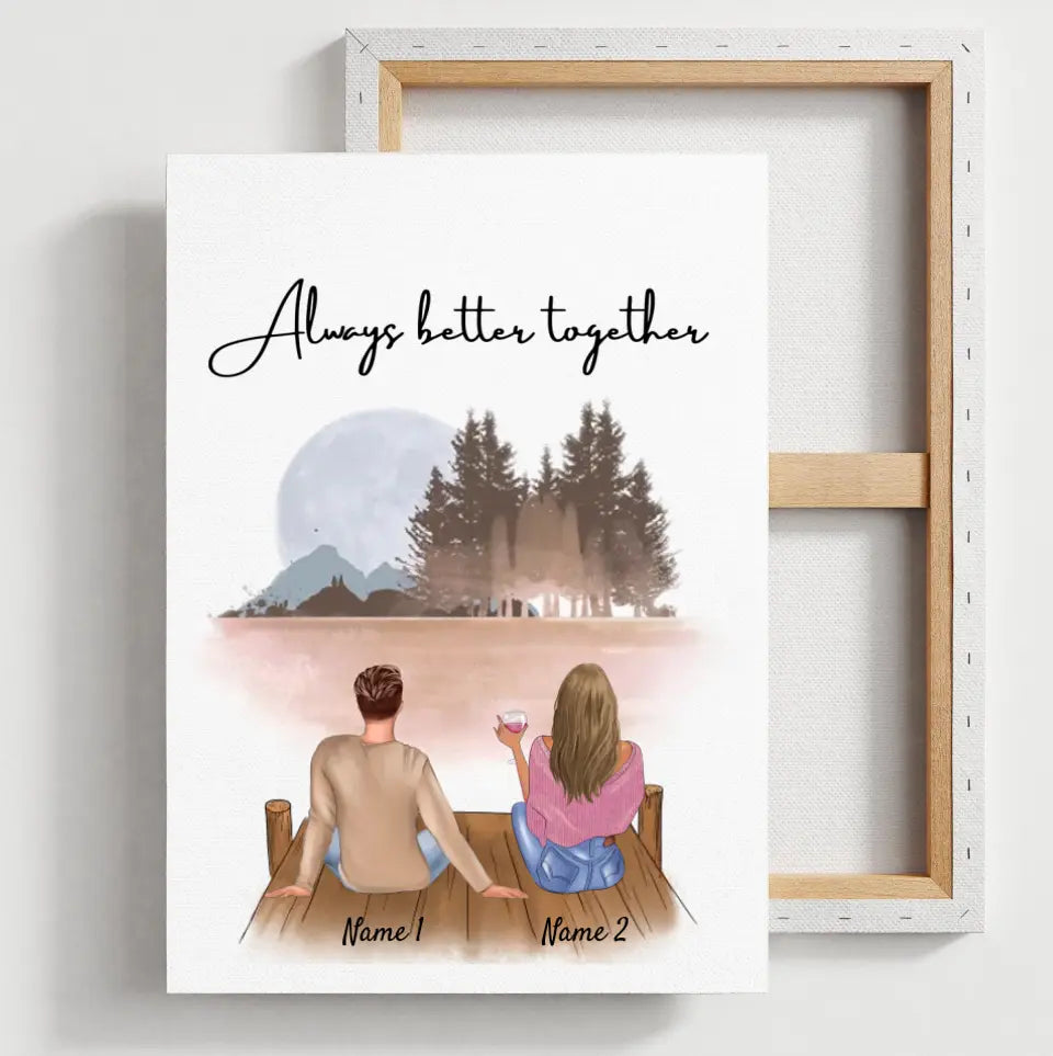 Brother & Sister - personalized poster