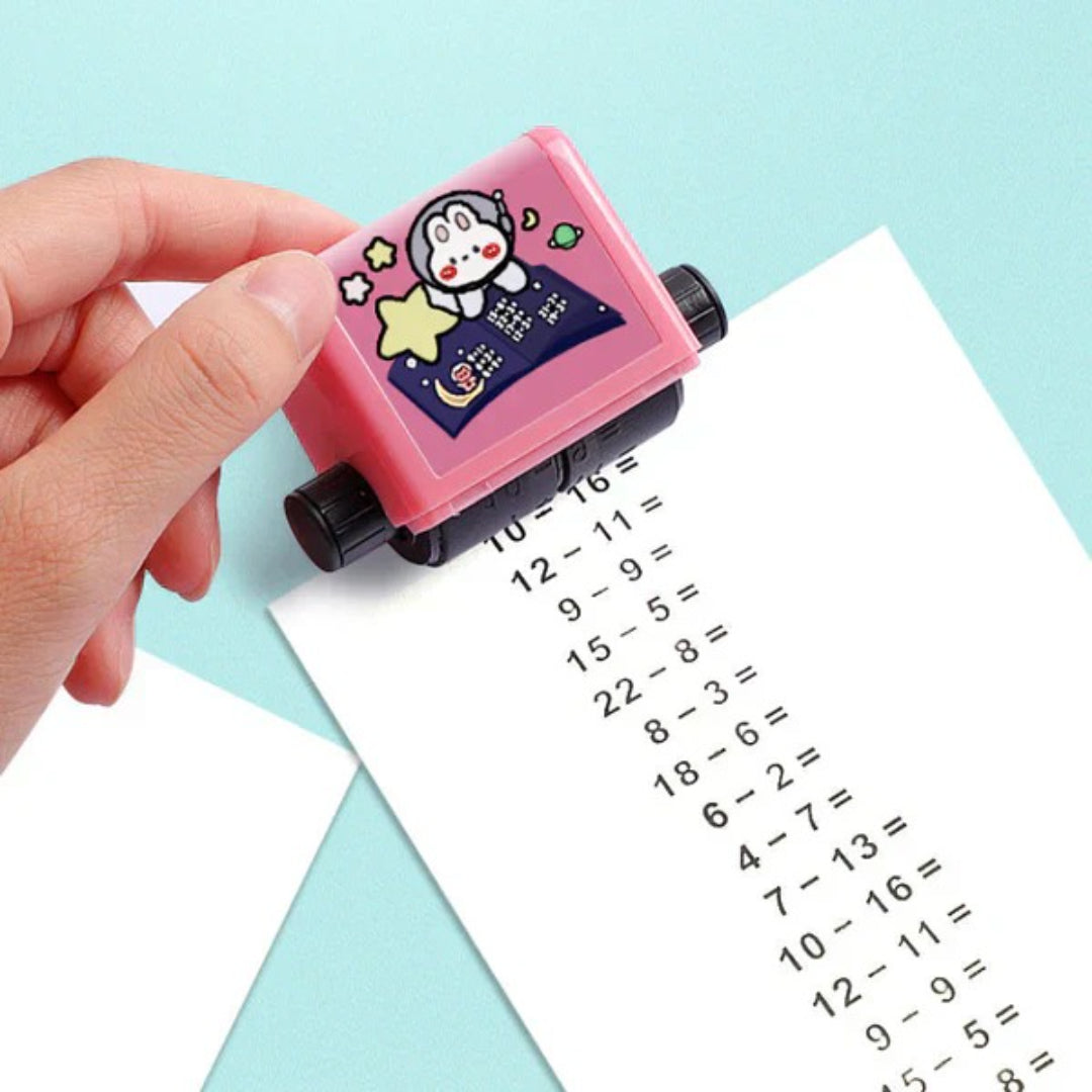 Math Stamp Set: Practice Addition, Subtraction, Multiplication, and Division