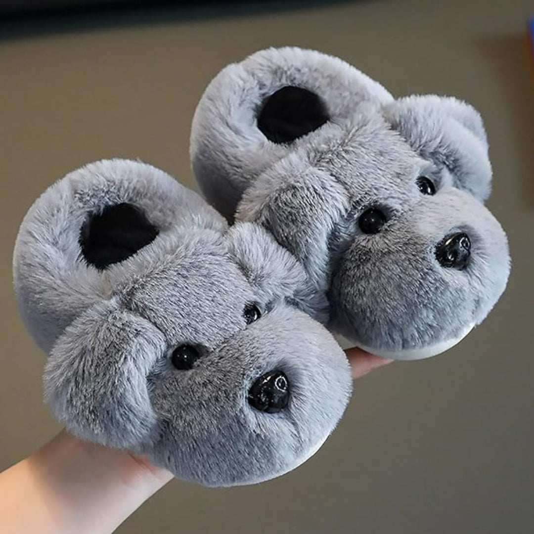 Cozy non-slip plush slippers for children