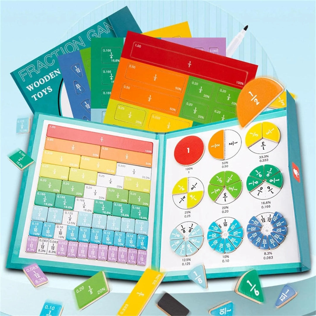 Magnetic Fraction Learning Set - Educational Math Tool