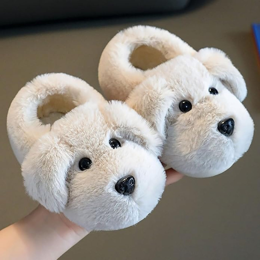 Cozy non-slip plush slippers for children