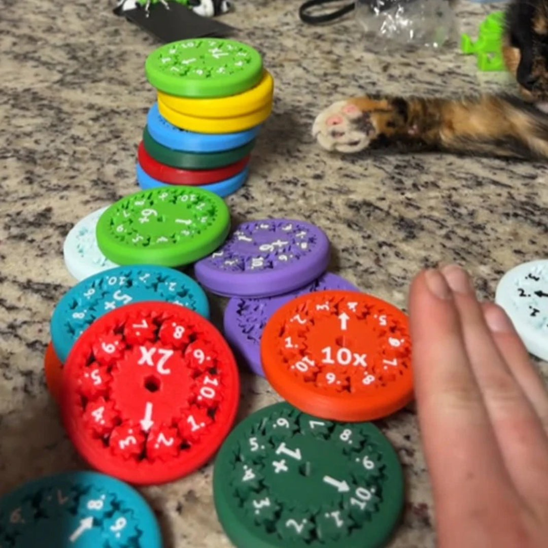 Zählspinner-Set - Bildungs-Spielzeug für Mathematik