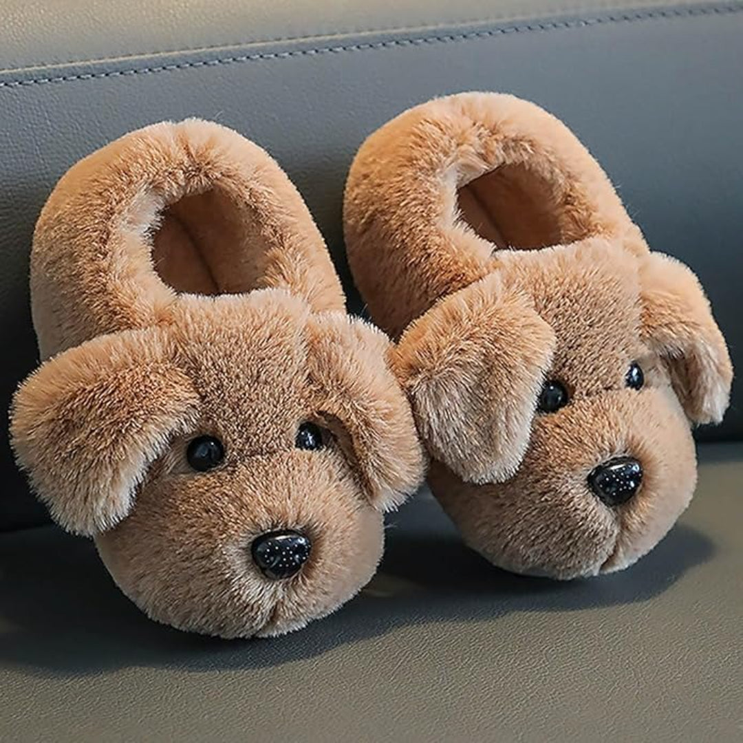 Cozy non-slip plush slippers for children