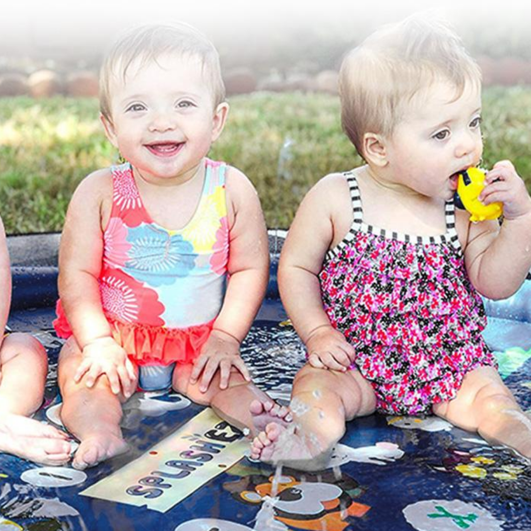 Inflatable Water Play Mat for Sensory Tummy Time Fun