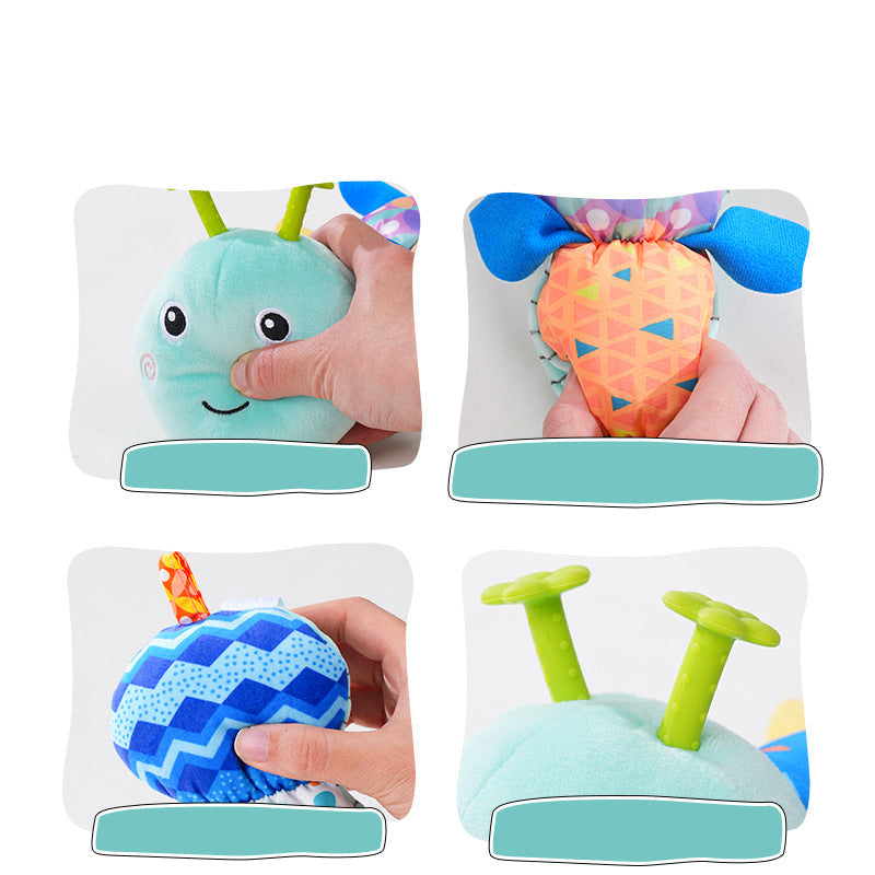 Caterpillar | Plush Toy with Rattle & Music Features | Tactile Sensory Development for Babies 4