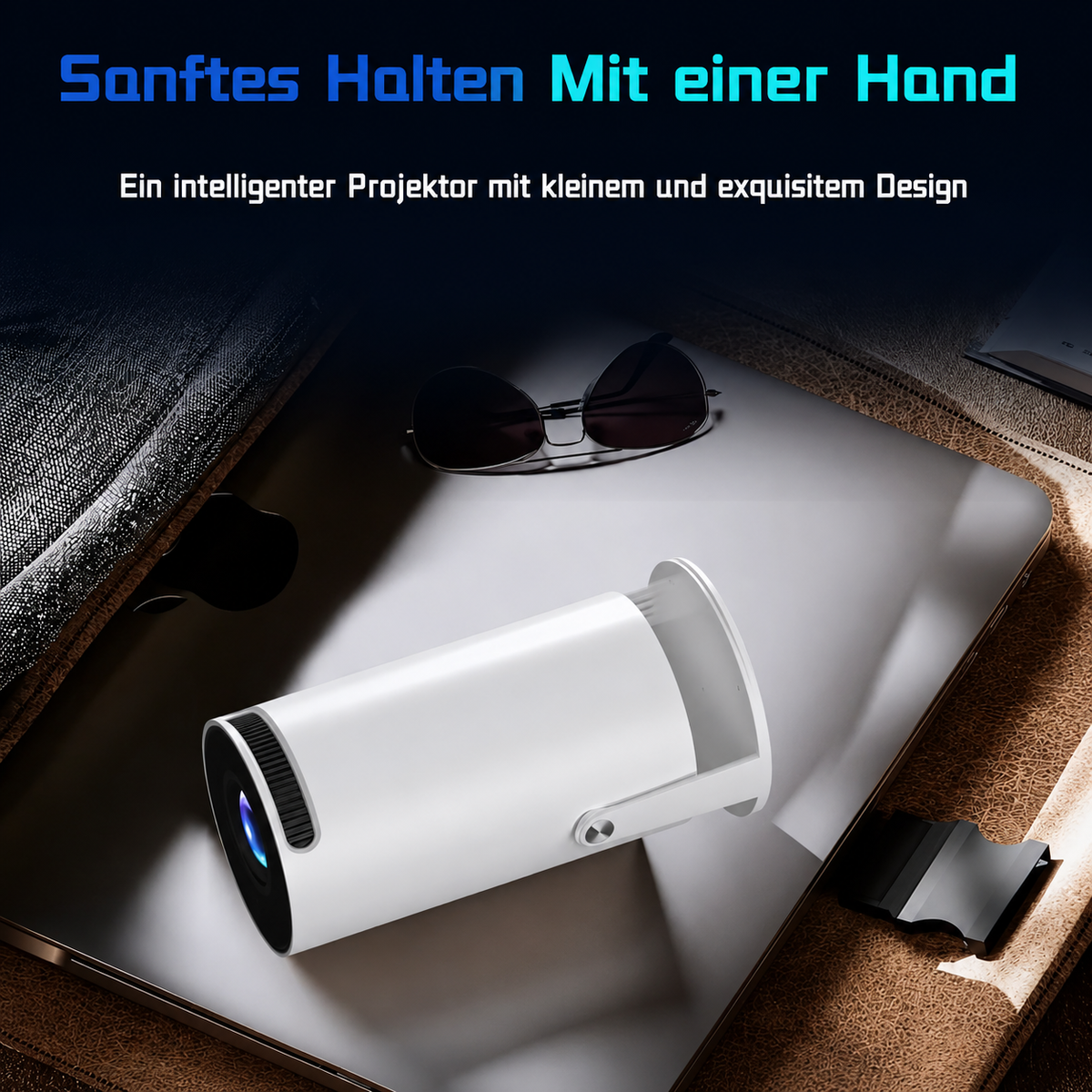Compact 4K Mini Bluetooth WiFi Projector