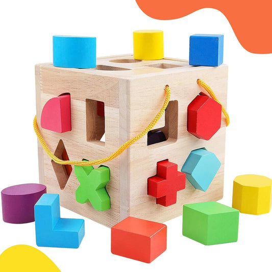 Creative Learning | Educational Toy Activity Cube with Colorful Shapes | Engaging Learning Toy for Motor Skills Development 0