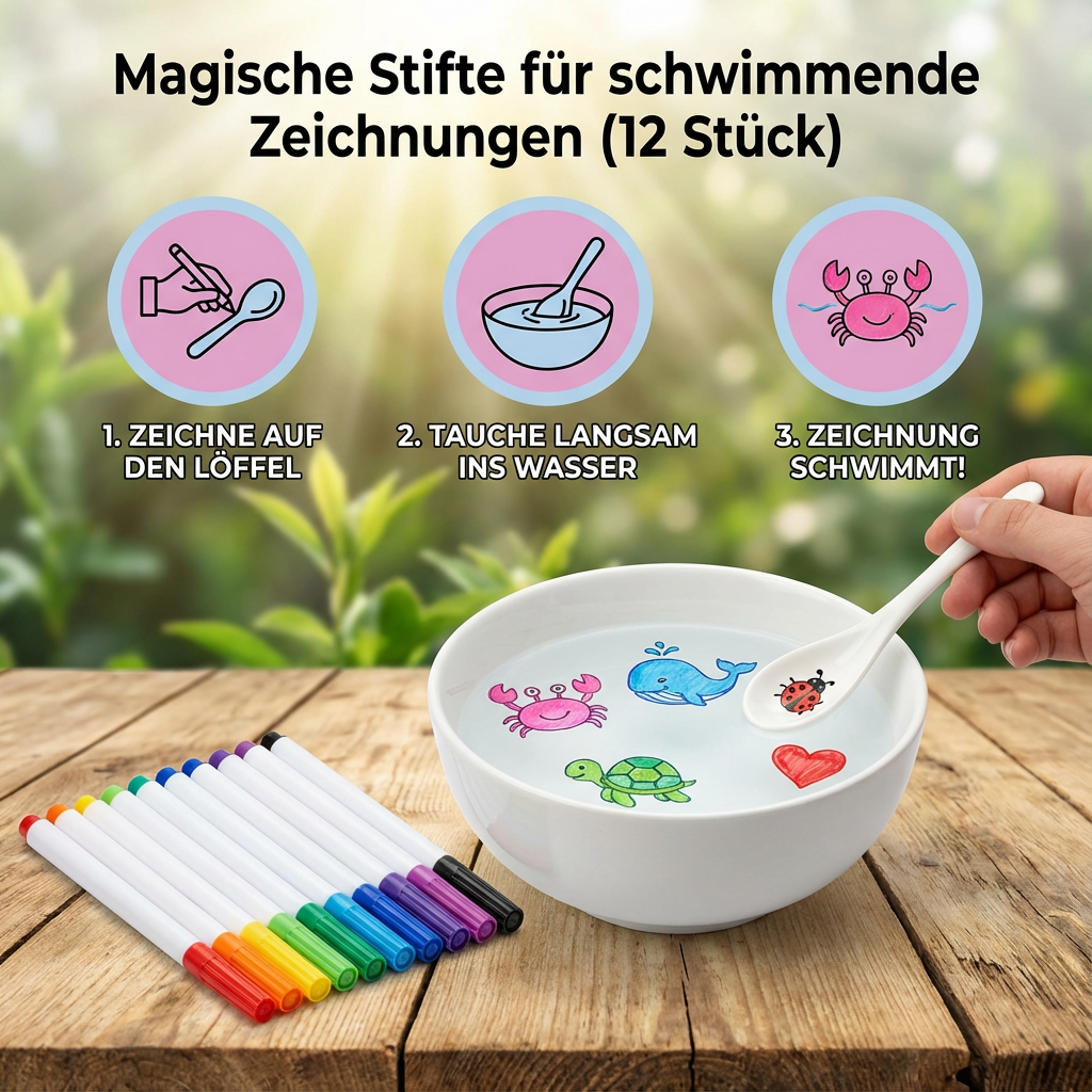 Creative Magic Pens | Floating Drawing Set with 12 Vibrant Colors | Fun Art Tool for Imagination and Creativity 2