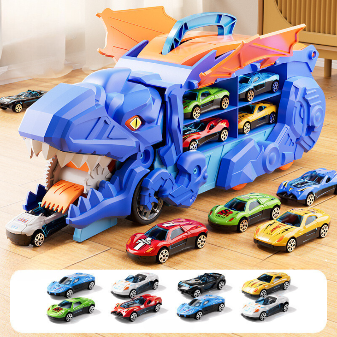 Dino Adventure | Dinosaur Car Game Truck with Transforming Features | Interactive Toy for Imaginative Play 0