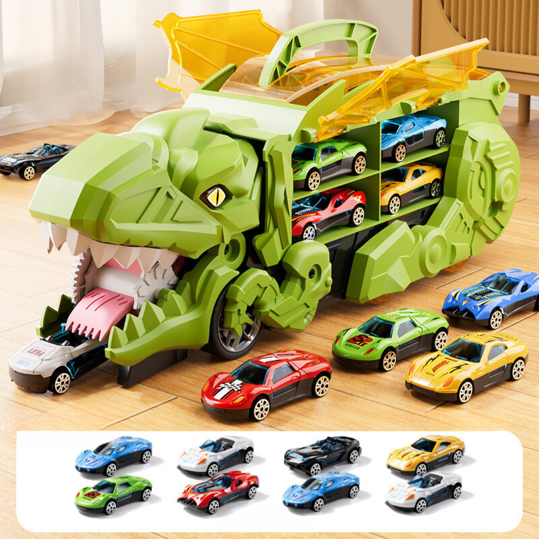 Dino Adventure | Dinosaur Car Game Truck with Transforming Features | Interactive Toy for Imaginative Play 7