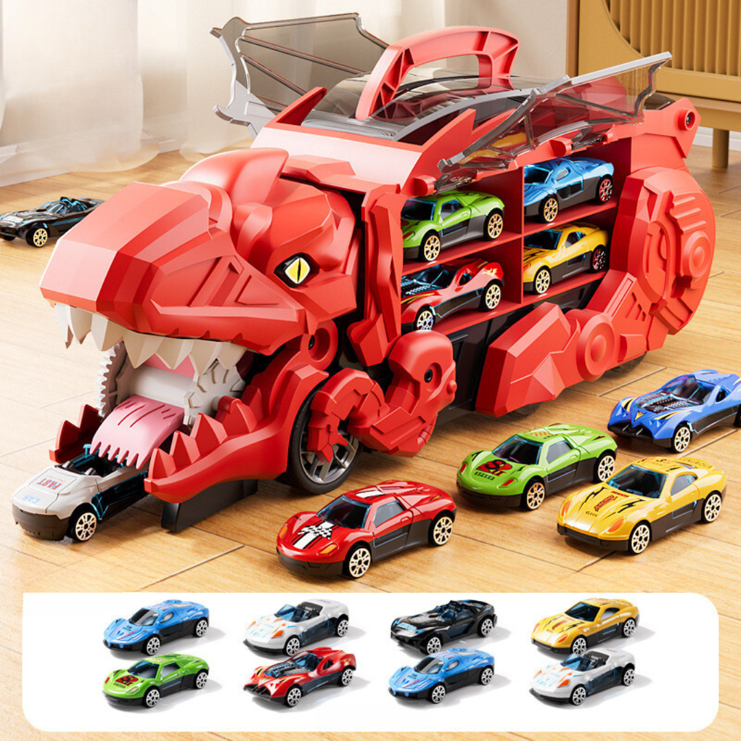 Dino Adventure | Dinosaur Car Game Truck with Transforming Features | Interactive Toy for Imaginative Play 8
