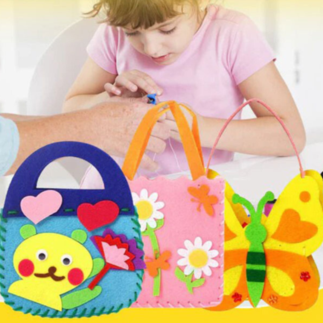 DIY-Handtaschen-Nähset für Kinder – Kreativer Spaß für junge Designer