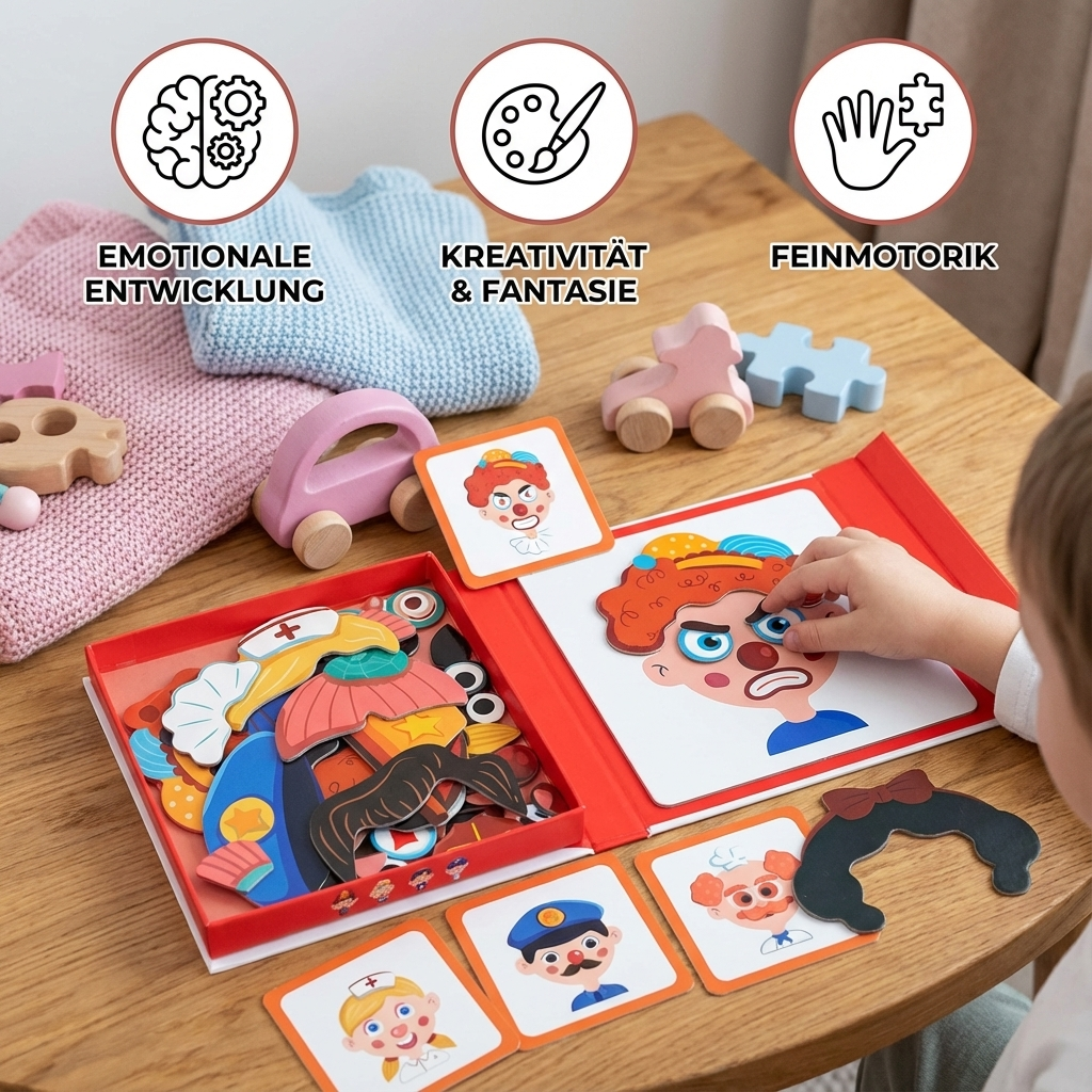 Emotional Learning Puzzle | Educational Toy with Colorful Pieces | Interactive Learning Toy for 3-4 Year Olds 2