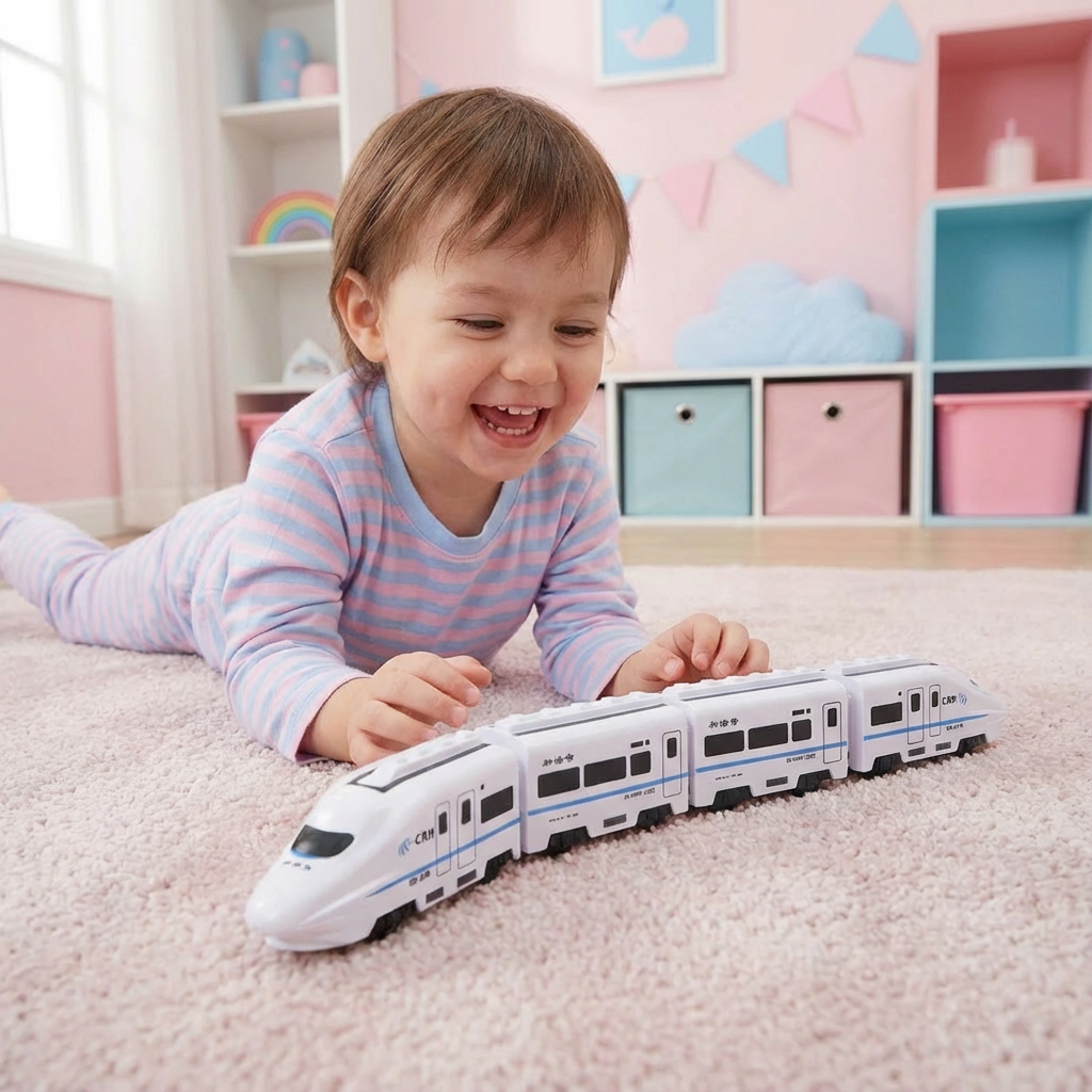 Explorer's Train Set | Colorful Toy Train with Durable Design | Engaging Learning Tool for Motor Skills Development 2