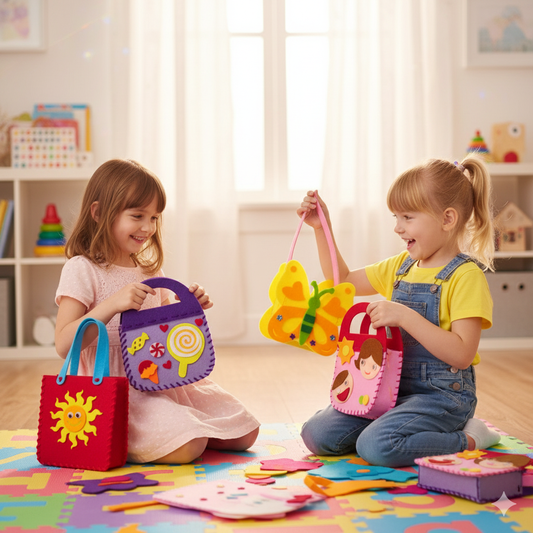 Kinder-Filztaschen-Nähset – Sicheren und kreativen Spaß!