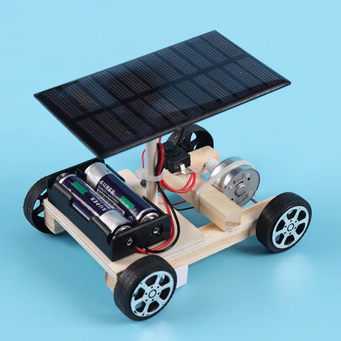 Innovative Racing Car Construction Set | Solar & Battery Powered DIY Kit for Learning and Fun 1