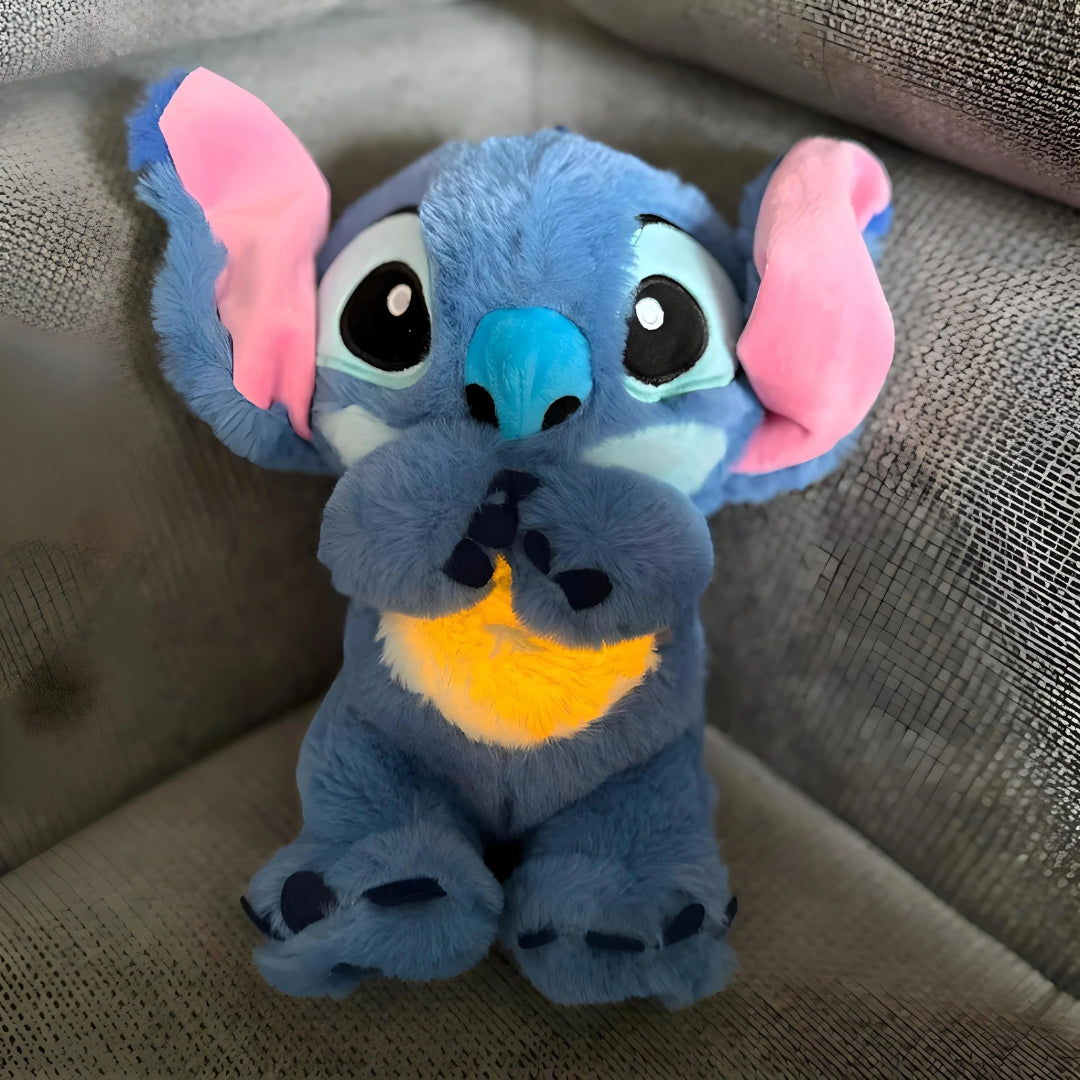 Breathing Plush Toy with Soothing Melodies