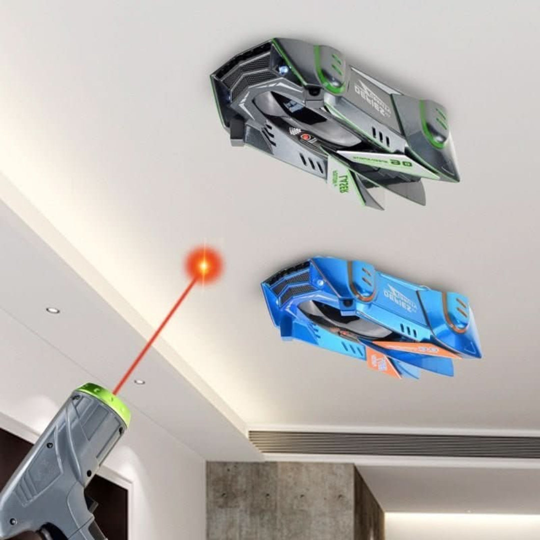 Remote Control Wall Climbing Car with Laser Control