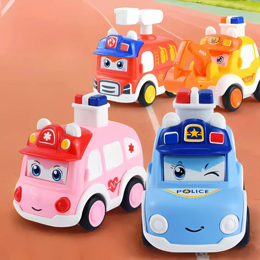 4-Piece Rescue Vehicle Action Figure Set